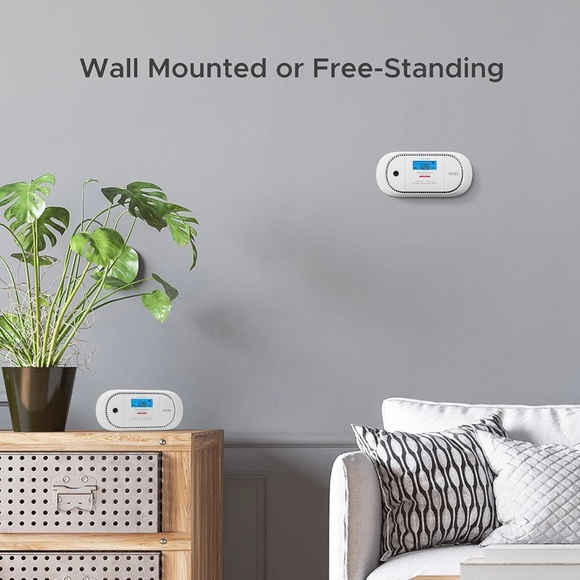 X-Sense Carbon Monoxide Detector Alarm with Digital LCD Display, Replaceable Ba - Picture 6 of 8